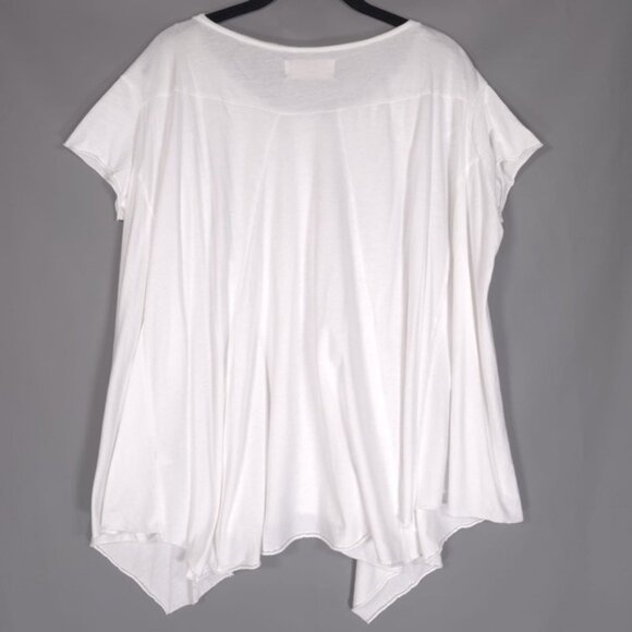 ALLSAINTS SPITALFIELDS TRELLIS TOP White Asymmetrical PORTUGAL🇵🇹MADE Size 6 - Picture 2 of 11